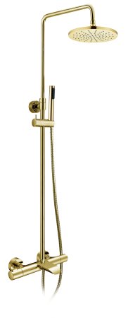 Душевая система с термостатом AltroBagno Costanza 030419 Or золото 