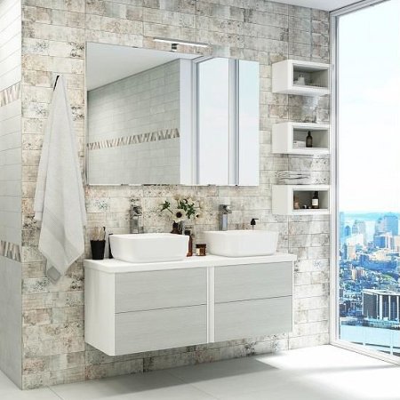 Подвесной шкаф Aquaton Брук 20 1A201003BCDL0 Дуб латте 