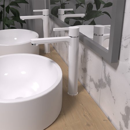 Смеситель для раковины Paini Arena 92BY205LLBLLMKM Белый 