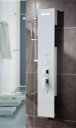 Душевая панель Orans SP-G105 белая 