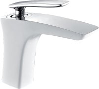 Смеситель Timo Helmi 4061/00-16F chrome/white для раковины