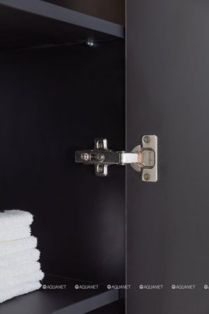 Шкаф-пенал для ванной Aquanet Верона черный 