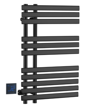 Полотенцесушитель электрический Boheme Venturo 723-B 800х500 см. чёрный матовый 