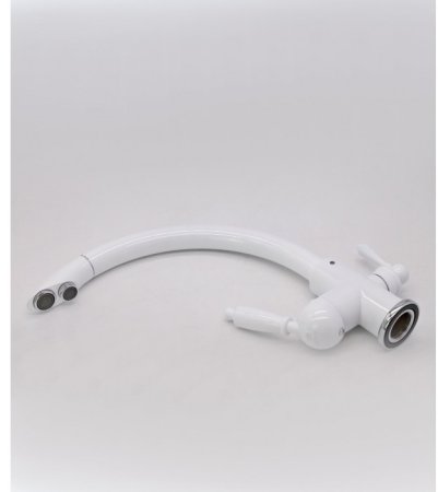 Смеситель для кухни GANZER GZ16031F с подключением к фильтру белый 