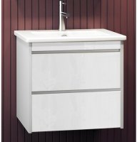 Тумба под раковину Opadiris Фреш 60 00-00002820 подвесная Белая глянцевая