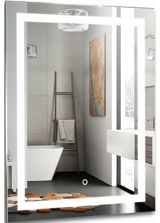 Зеркало Azario Рига 60 ФР-00001378 с подсветкой с сенсорным выключателем 