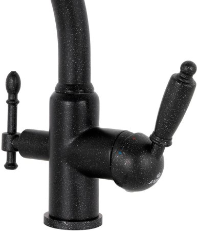 Смеситель для кухни Kaiser Vincent 31244-5 Черный мрамор 