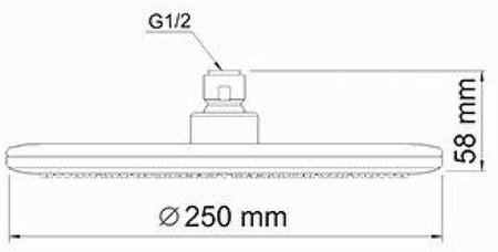 Душевая система WasserKRAFT Berkel A174868 Thermo с термостатом Хром 