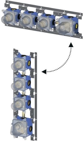 Душевая система Paffoni Modular Box KITMB019CR046 с термостатом Хром 