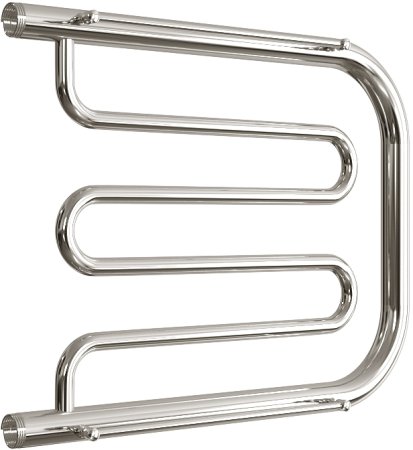 Полотенцесушитель водяной ДВИН D фокстрот 50/60 c полкой, хром 