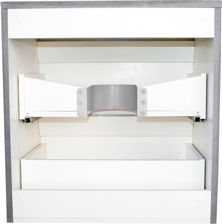 Тумба под раковину Style Line Атлантика Люкс Plus 60 СС-00002279 подвесная Темный бетон 