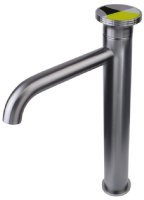 Смеситель для раковины Bronze de Luxe 9008GM-Y, графит/желтый