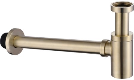 Сифон для раковины ABBER AF0030G золото матовое 