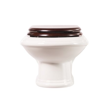 Унитаз подвесной Cezares King Palace, с крышкой-сиденьем CZR-T-163-W-S-G 