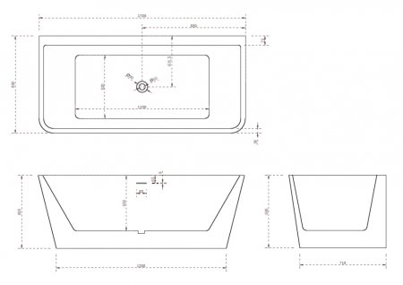 Акриловая ванна ABBER AB9298 