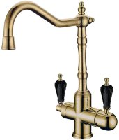 Смеситель для кухни Boheme Medici Ripresa 111-BSW Бронза