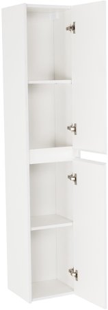 Шкаф пенал подвесной BelBagno KRAFT-1600-2A-SC-RGB-L Rovere Galifax Bianco