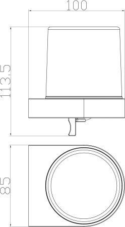 Дозатор мыла WONZON & WOGHAND, Черный (WW-5251-BL) 