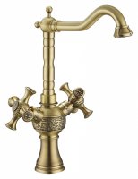 Смеситель для кухонной мойки Zorg Antic A 7004K-BR