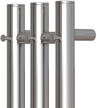 Полотенцесушитель электрический Point Деметра PN12822 П3 120x1200 диммер справа, хром 