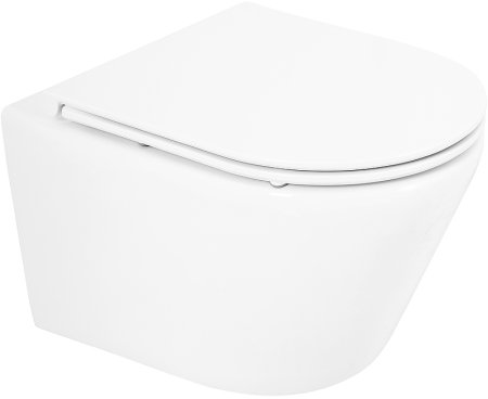 Унитаз BelBagno Tre BB8001CHR/SC подвесной с сиденьем Микролифт 