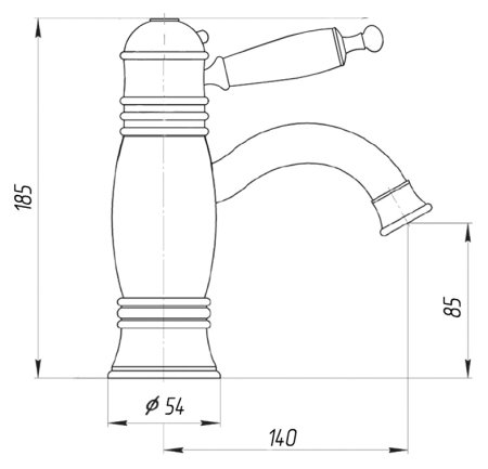 Смеситель Migliore Oxford ML.OXF-6362 Do для раковины 