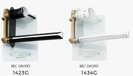 Смеситель для раковины Gappo G03-6 G1003-26 Черный матовый Хром 