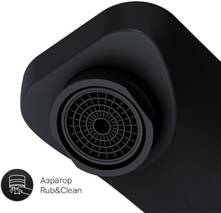 Смеситель для раковины AM.PM Gem F90A72222 Черный матовый 