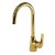 Смеситель WasserKRAFT Sauer 7107 для кухонной мойки, золото глянцевое 