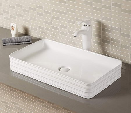 Раковина-чаша CeramaLux 65 W1531 (D1408) Белая 