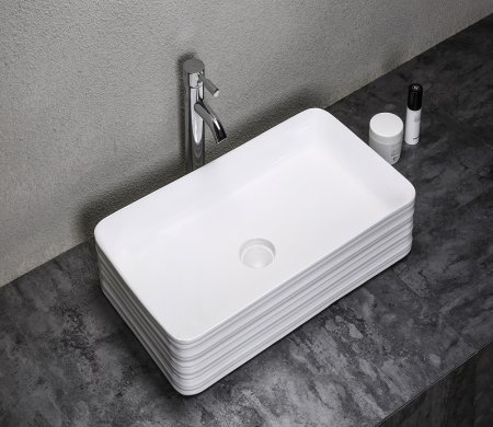 Раковина-чаша CeramaLux 65 W1531 (D1408) Белая 