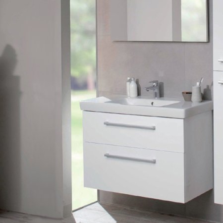 Тумба с раковиной Villeroy & Boch 2DAY2 80 белая 