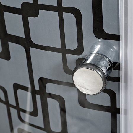 Душевая кабина Deto BМ1590 с электрикой BLACK 