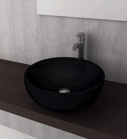 Раковина-чаша Bocchi Venezia 45 1119-005-0125 Черная глянцевая 
