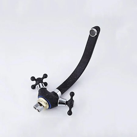 Смеситель для кухни Frap H5408 F5408-7 Черный матовый 