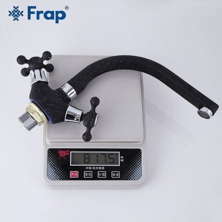 Смеситель для кухни Frap H5408 F5408-7 Черный матовый 