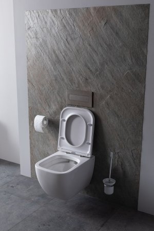 Унитаз Allen Brau Infinity 4.21004.20 подвесной Белый без сиденья 