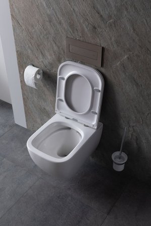 Унитаз Allen Brau Infinity 4.21004.20 подвесной Белый без сиденья 