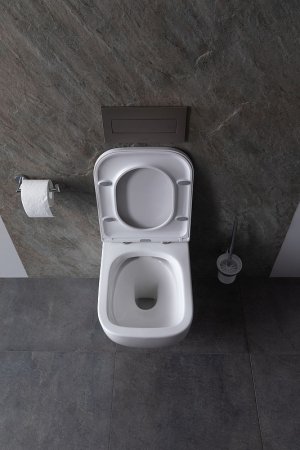 Унитаз Allen Brau Infinity 4.21004.20 подвесной Белый без сиденья 