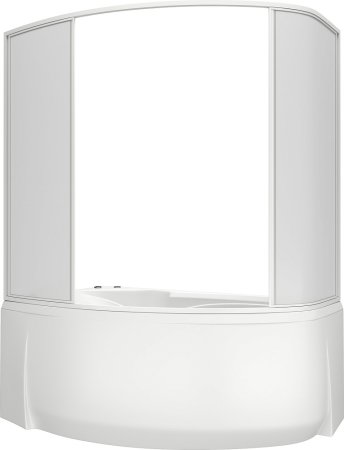 Акриловая ванна Bas Фэнтази 150x90 см L с гидромассажем 