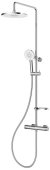 Смеситель термостатический для душа со стойкой и тропической лейкой Milardo Ideal Spa (ILSSBTHM89) 