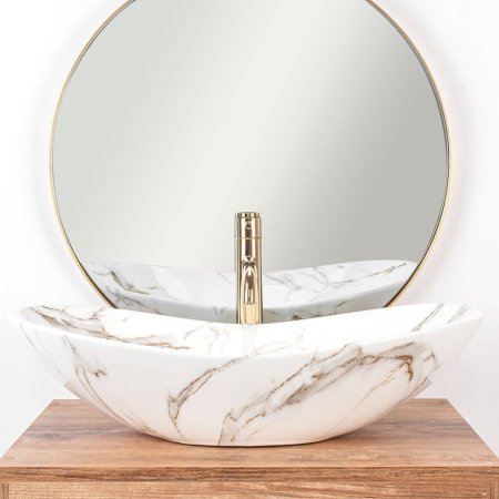 Раковина 62,5х36 см Rea Royal REA-U8597 