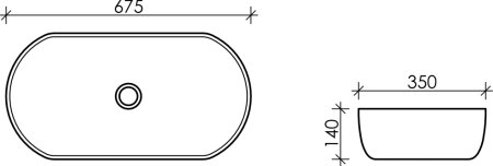 Раковина Ceramica Nova Element CN5022 