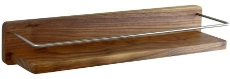 Деревянная полка Bronze de Luxe Forest 10711C Орех Хром матовый 