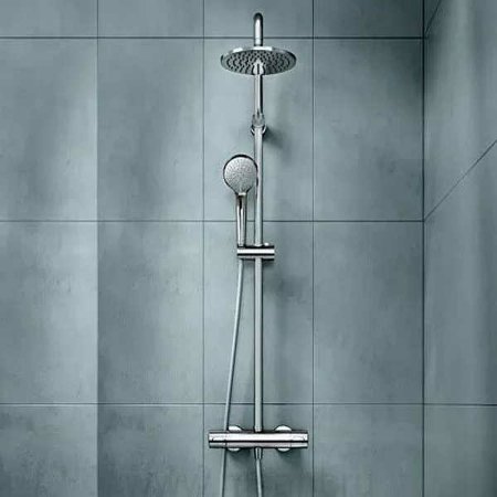 Душевая система Ideal Standard Ideal Rain Pro A5778AA с термостатом Хром 