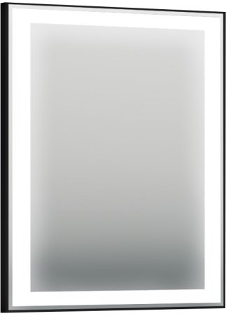 Зеркало ORKA Lisbon TR3001 65x75 c LED подсветкой, черный матовый 