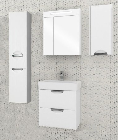 Подвесной шкаф Aquaton Сильва 32 R 1A215703SIW7R Дуб полярный 