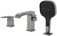 Смеситель на борт ванны Raglo R02.31.09, графит