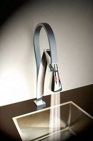 Смеситель для кухни Paini Hybrid HKPA557IK Сталь Серый 