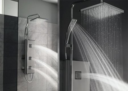 Душевая панель Jacob Delafon Watertile Tower 03 E3872-185 